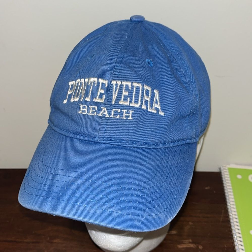 Ponte Vedra Beach Florida Duke Royal Blue Dad model baseball golf hat cap used